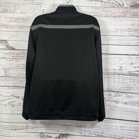 Callaway Black Gray 1/4 Zip Opti Therm Long Sleeve Golf Jacket - Picture 7 of 15